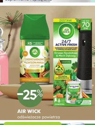Odświeżacze powietrza Air Wick promocja w Super-Pharm