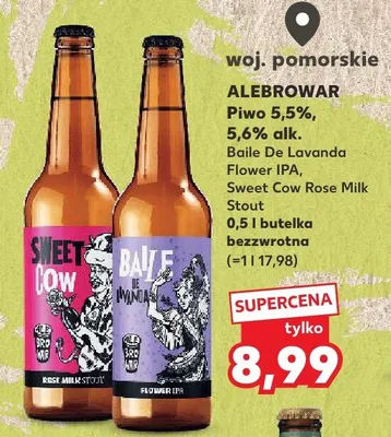Piwo Baile De Lavanda promocja w Kaufland