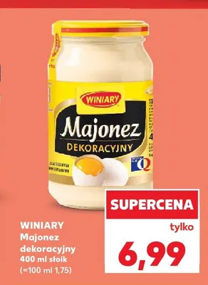 Majonez dekoracyjny Winiary promocja w Kaufland