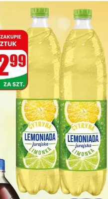 Lemoniada gazowana cytryna limonka Jurajska promocja w Dino