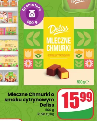 Mleczne chmurki o smaku cytrynowym promocja w Dino