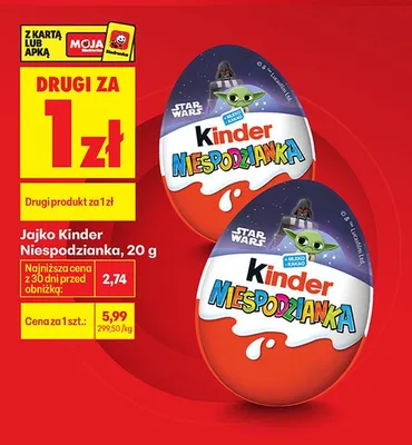Jajko Niespodzianka promocja w Biedronka