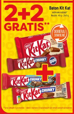 Baton Kit Kat promocja w POLOmarket