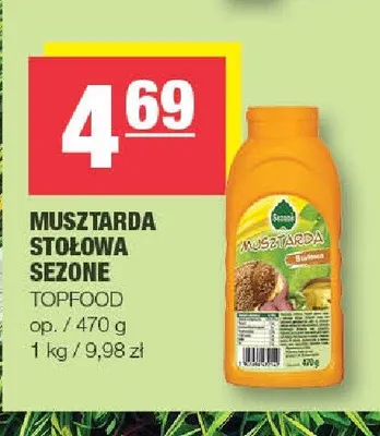 Musztarda stołowa Sezone promocja w SPAR
