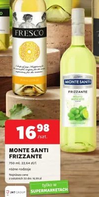 Wino Monte Santi Frizzante promocja w Stokrotka