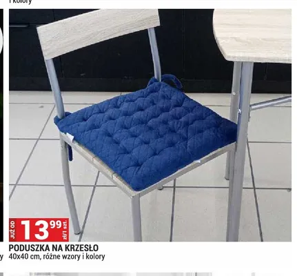 Poduszka na krzesło promocja w Merkury Market