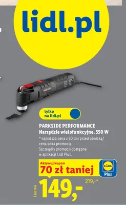 Narzędzie wielofunkcyjne Parkside Performance promocja w Lidl