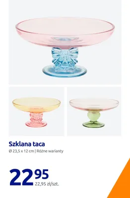 Szklana taca promocja w Action