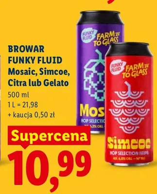 Piwo kraftowe Mosaic promocja w Lidl