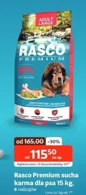 Sucha karma dla psa 15kg, 6 rodzajów promocja w KAKADU