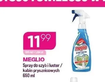 Spray do szyb i luster Meglio promocja w Drogerie Koliber