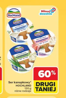 Ser kanapkowy ze szczypiorkiem Hochland promocja w Carrefour Market