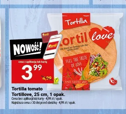 Tortilla tomato Tortillove promocja w Twój Market