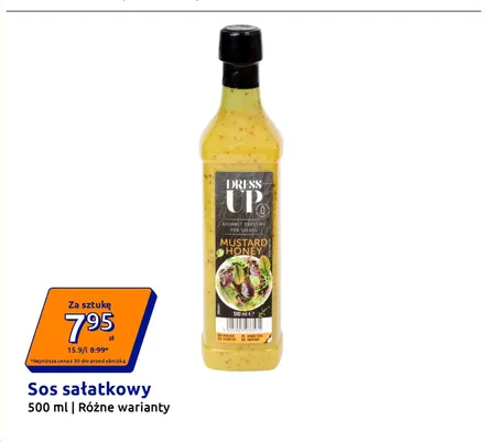 Sos sałatkowy Dress Up Mustard Honey promocja w Action