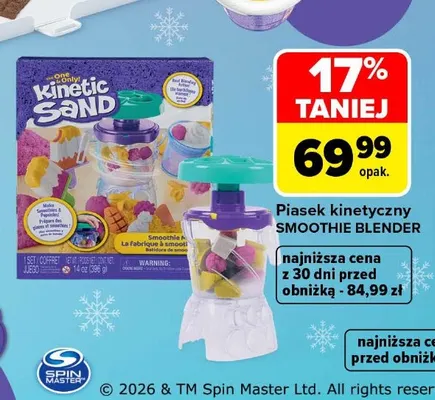 Piasek kinetyczny Smoothie blender Kinetic Sand promocja w Carrefour