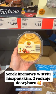 Serek kremowy chorizo Tesoros del Sur promocja w Aldi