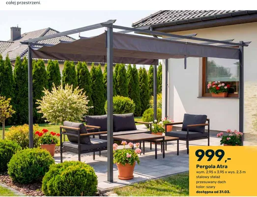 Pergola Atra promocja w Bricomarche