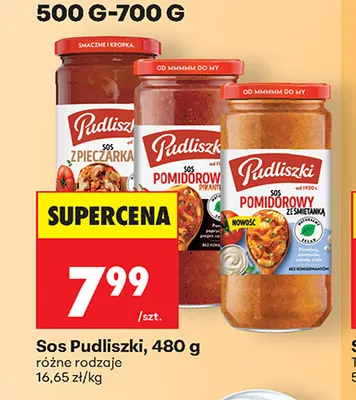 Sos Pudliszki z pieczarkami promocja w Biedronka