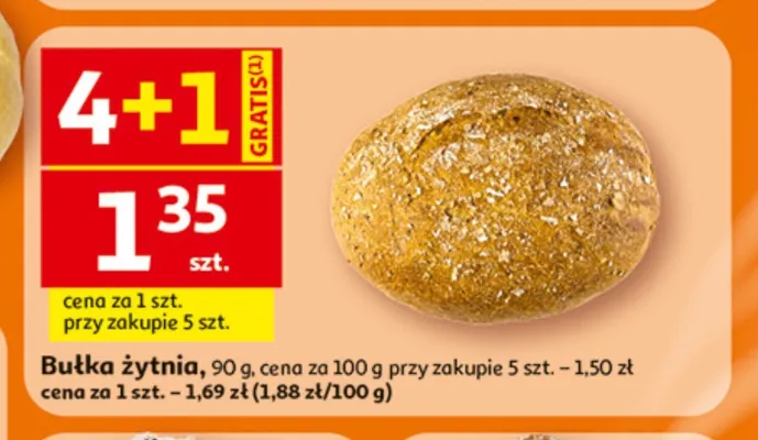 Bułka żytnia promocja w Auchan