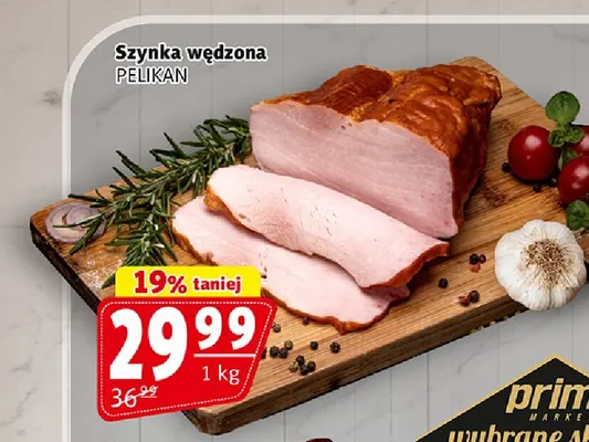 Szynka wędzona Pelikan promocja w Prim Market