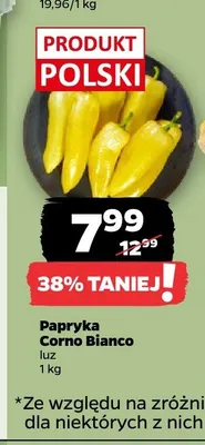 Papryka Corno Bianco polska luz promocja w Netto