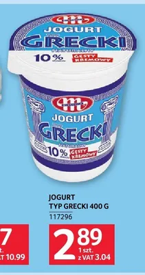 Jogurt typ grecki Mlekovita promocja w Selgros