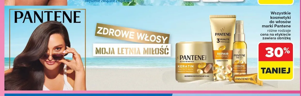 Maska do włosów Pantene Keratin Protect Repair & Protect promocja w Carrefour