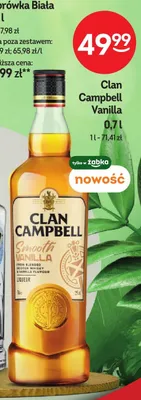 Likier Clan Campbell Vanilla promocja w Żabka
