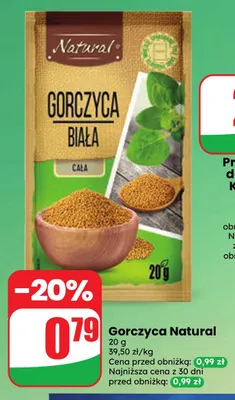 Gorczyca biała Natural promocja w Dino