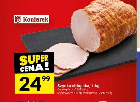 Szynka chłopska Koniárek promocja w Twój Market