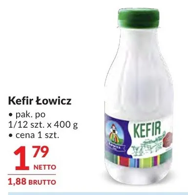Kefir Łowicz promocja w Makro