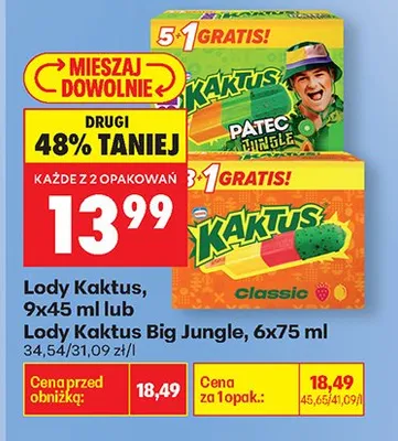 Lody Pałeczki Classic promocja w Biedronka