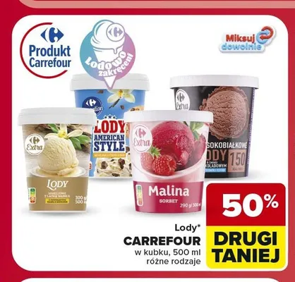 Lody Carrefour promocja w Carrefour Market