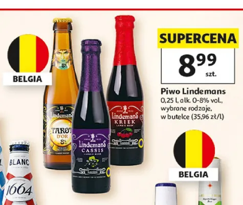Piwo Lindemans promocja w Auchan