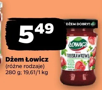 Dżem różne rodzaje promocja w Netto
