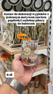 Zestaw do dekoracji wypieków z jesiennym motywem promocja w Pepco