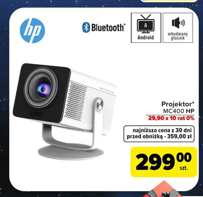 Projektor MC400 Hp promocja w Carrefour