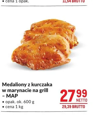 Medaliony z kurczaka w marynacie na grill - MAP promocja w Makro