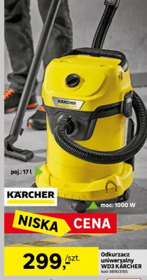 Odkurzacz uniwersalny WD3 Kärcher promocja w Leroy Merlin