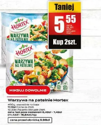 Warzywa na patelnię Hortex promocja w Supeco