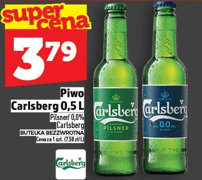 Piwo Carlsberg Pilsner promocja w TOPAZ