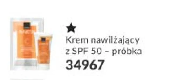 Krem nawilżający z SPF 50 Anew próbka promocja w AVON