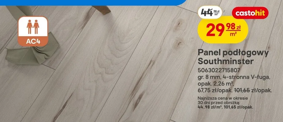 Panel podłogowy Southminster promocja w Castorama