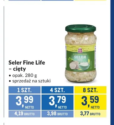 Seler cięty Fine Life promocja w Makro