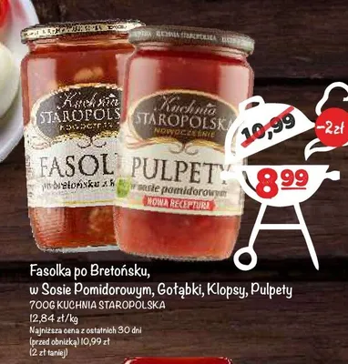 Fasolka po Bretońsku Kuchnia Staropolska promocja w Arhelan