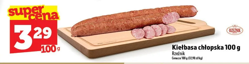 Kiełbasa chłopska promocja w TOPAZ