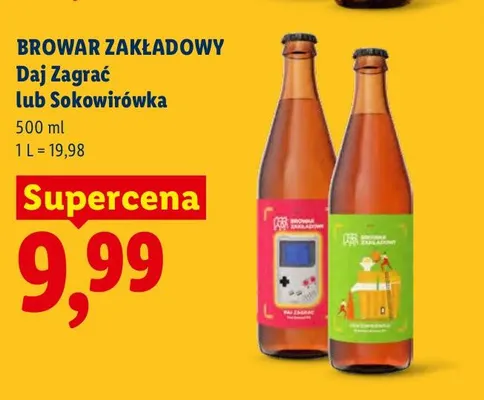 Piwo Browar Zakładowy Sokowirówka promocja w Lidl