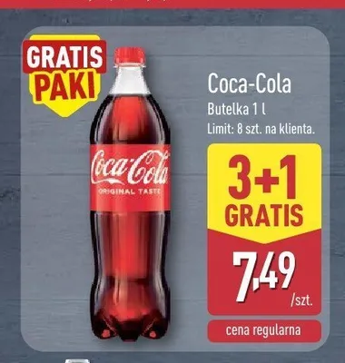 Napój gazowany Coca-Cola promocja w Aldi