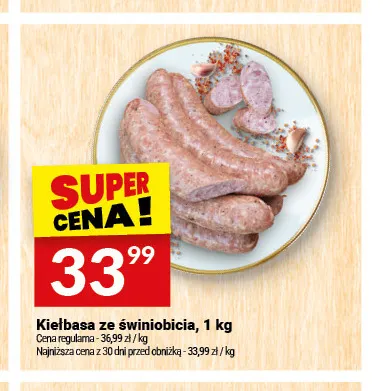 Kiełbasa ze świniobicia Białecki Wędzarnia promocja w Twój Market