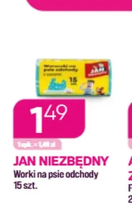 Worki na psie odchody Jan Niezbędny promocja w Drogerie Koliber
